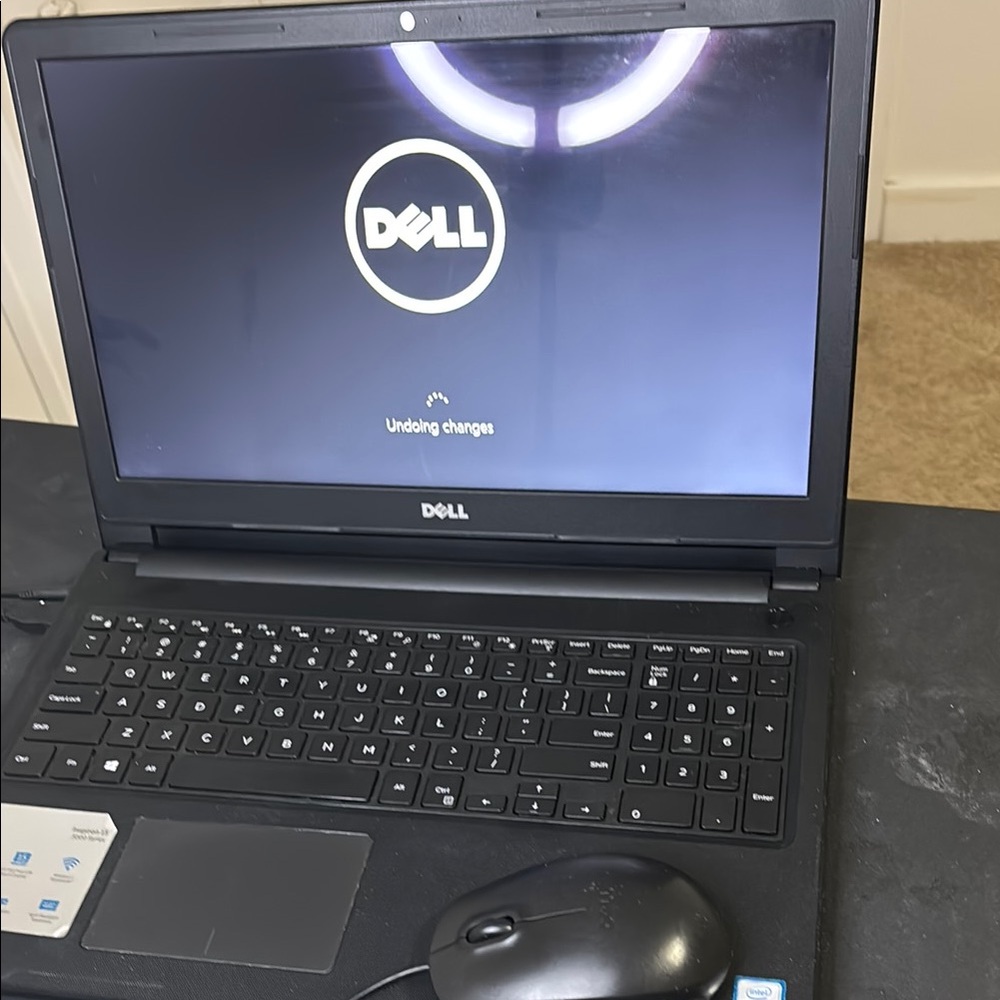 Dell Black Laptop with Numeric Keypad